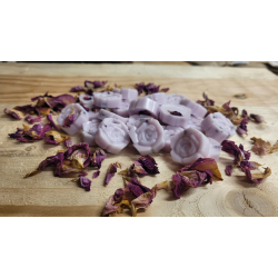 Luxury Plum & Rhubarb Roses Soy Wax Melts - Handmade Botanical